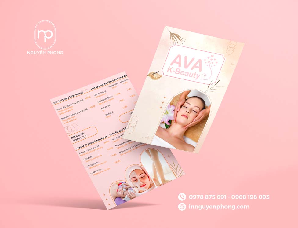 Sản phẩm tờ rơi sau in với độ sắc nét hoàn hảo